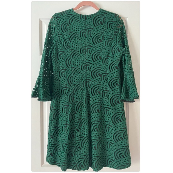 ANNE FONTAINE LACE FLARE 3/4 LENGTH SLEEVE DRESS - Picture 3 of 4